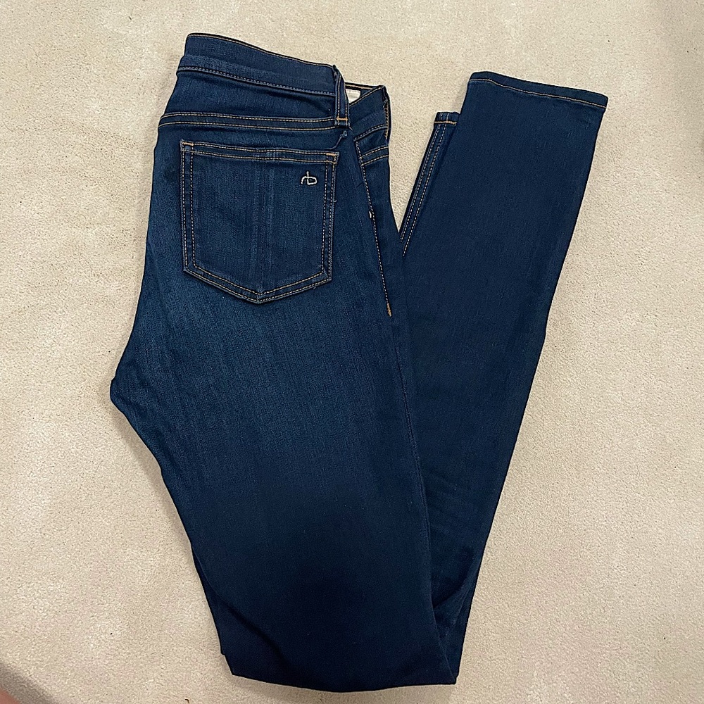 RAG AND BONE size 27 skinny jeans dark wash